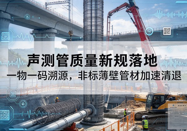 丰县声测管质量新规落地，一物一码溯源，非标薄壁管材加速清退